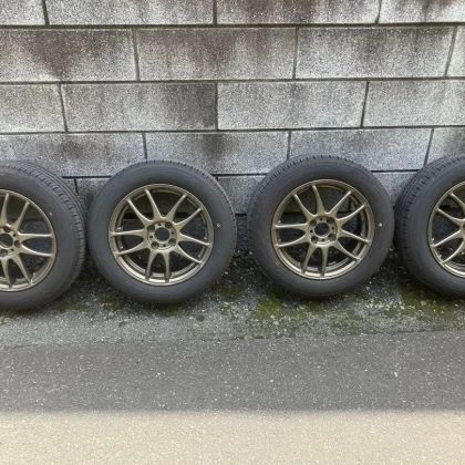 JDM WORK workemotion CR Kiwami 15-inch Ashed Titanium Wheel Set No Tires