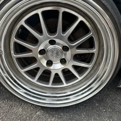 JDM Work Seeker 18 Rare Size 10j Deep Rim 4-Book Set No Tires