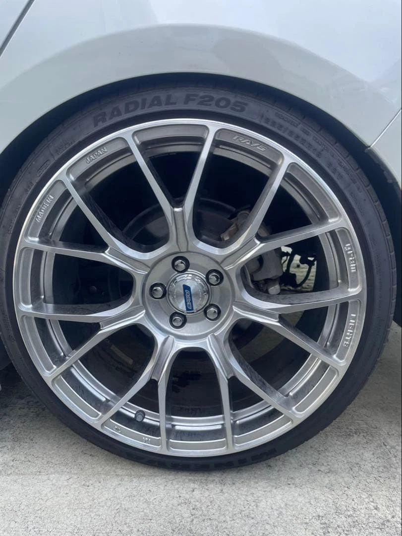 JDM RAYS GRAMLIGHTS57BNA198.5J ET+36 100-5H No Tires - Image 4