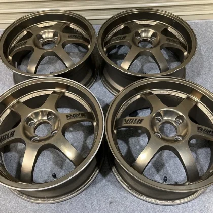 JDM Rare forged RAYS VOLKRACING TE37 CUP 167J +48 PCD100 4H 4-Book set No Tires