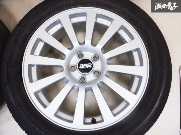 JDM Genuine Subaru OP BBS FORGED wheels 177J +48 PCD:100 5H 5x5 bolt p No Tires - Image 2