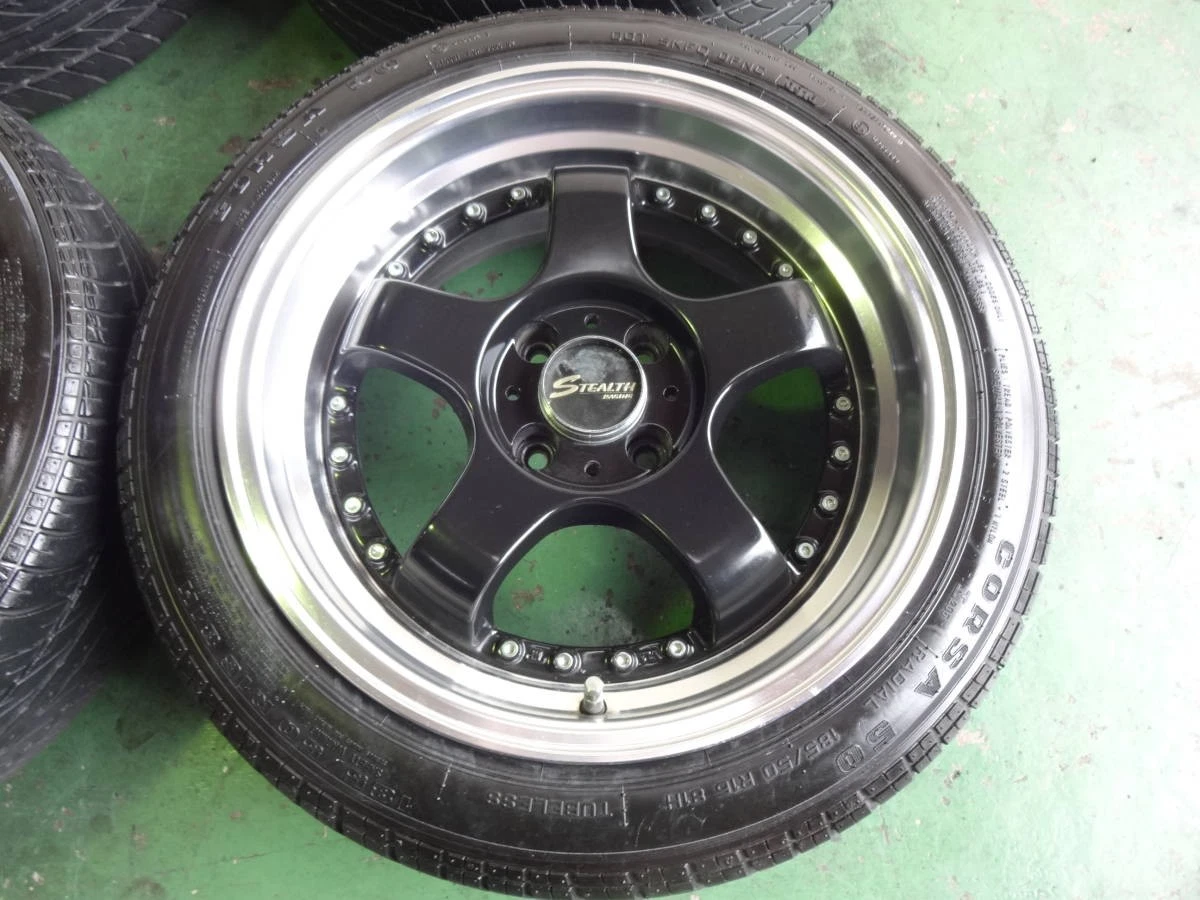 JDM DEEPS Stealth Racing PROGRESS K35 Tires 4-Pack 185/50R16 for Honda No Tires - Image 4