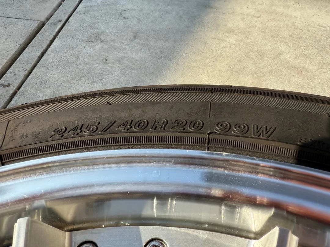 JDM TWS Exlete 20 Aluminum Wheels No Tires - Image 6