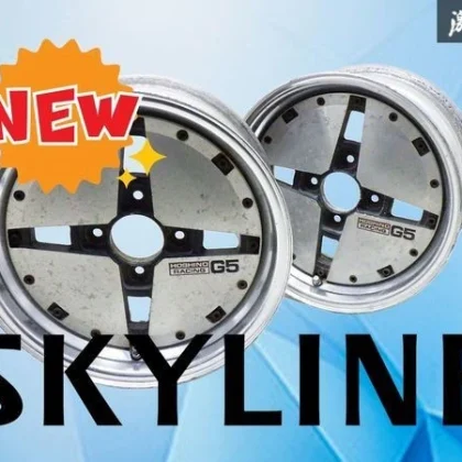 JDM Rare Hoshino Impul G5 156.5J +14 4-hole PCD114.3 wheels 2-pack for No Tires