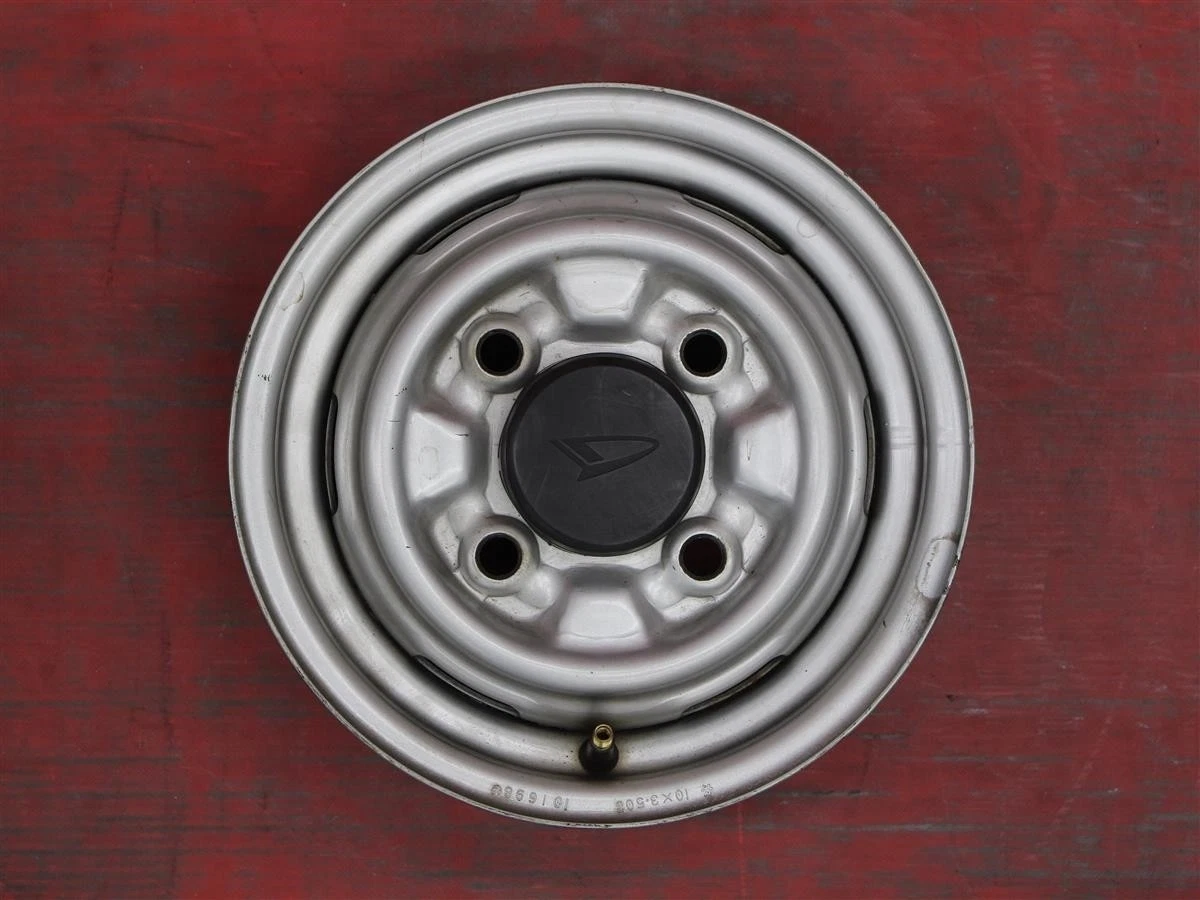 JDM Rare Item 4-Book Set Used Daihatsu Mi-ZII Genuine Steel Iron Wheel No Tires - Image 9