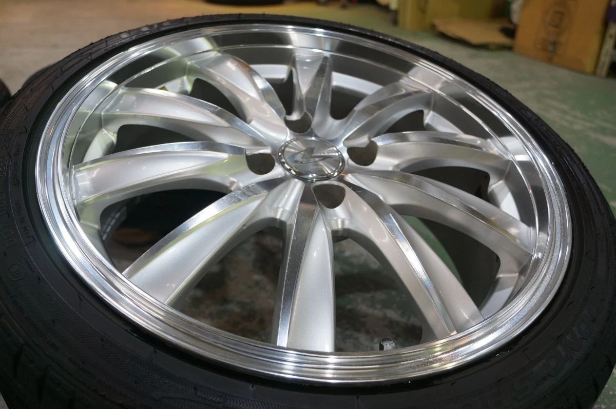 JDM A Delivery 2013 Leonis CX 17 deep rims 4H100 7J+45 195/45R17 for F No Tires - Image 7