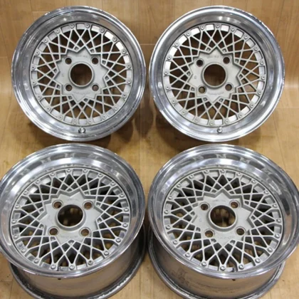 JDM B785 Deep Rim Rare Old Car Rare RAYS VOLK RACING 3-Piece Wheels 14 No Tires