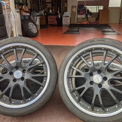 JDM Beautiful WORK Gnosis Mesh Celsior Crown for Fuga Soarer Fairlady No Tires