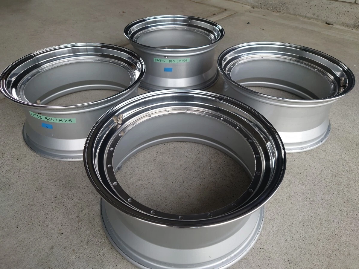 JDM Rare Size BBS LM LM175 Genuine Rim 4Book 17-inch Rebarrel Mount Ri No Tires - Image 2