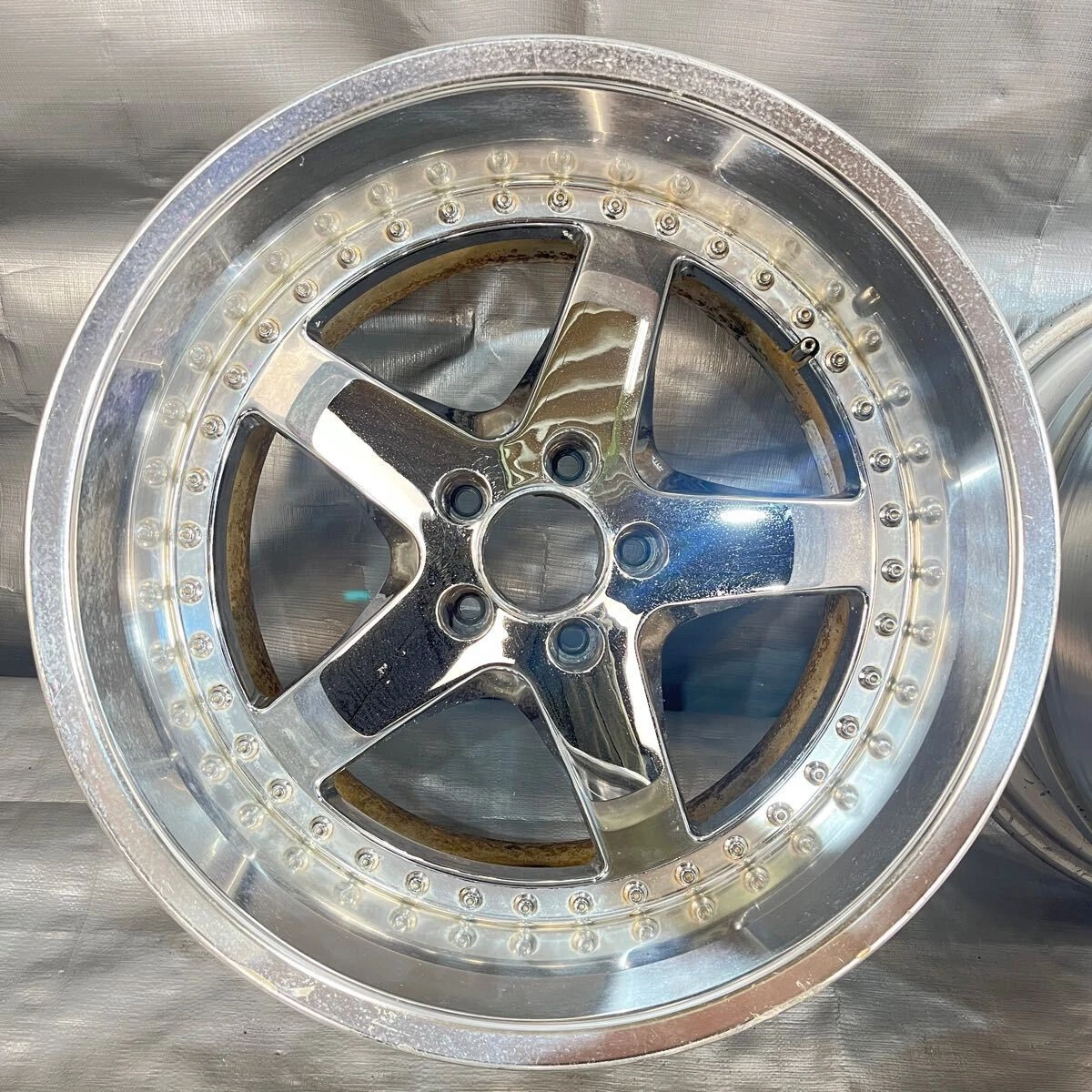 JDM Deep rim early model old Equip 18work WORK Equip 10.5J-10/11.5J-10 No Tires - Image 2