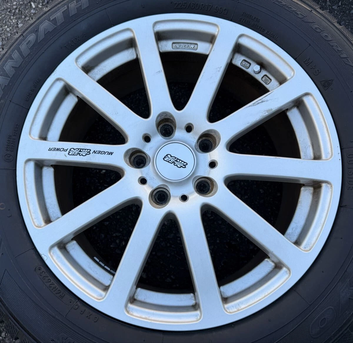 JDM Studless tires 225/60R17 TOYO TX deep tread 7J PCD 114.3 5-lug 64m No Tires - Image 3