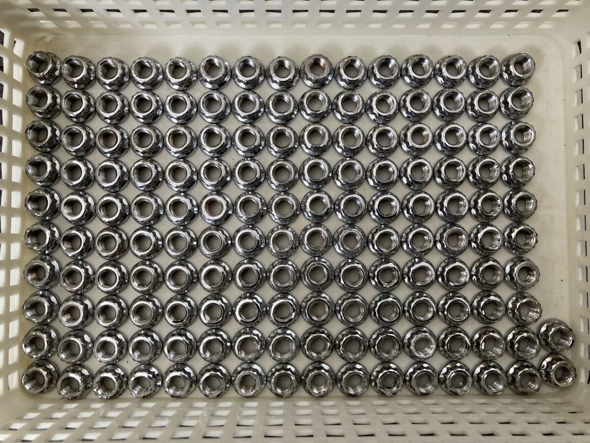 JDM Exquisite Finish BBS RS Genuine Piercing Bolt & Nut Set 152 Books No Tires - Image 7