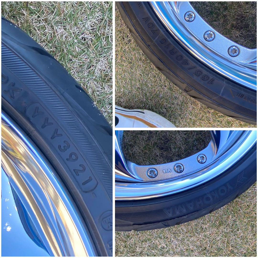 JDM WORK VS-KF 4Wheels no tires 16x5.5+45 4x100 - Image 9