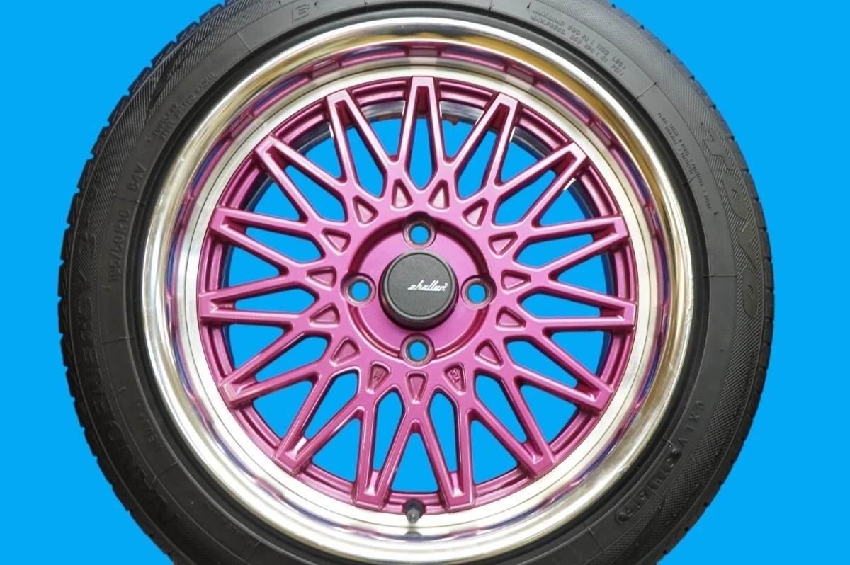 JDM AME Sharen OSS + Toyo 16-inch 7J +35 8J +38 4-hole PCD100 195/50 No Tires - Image 8