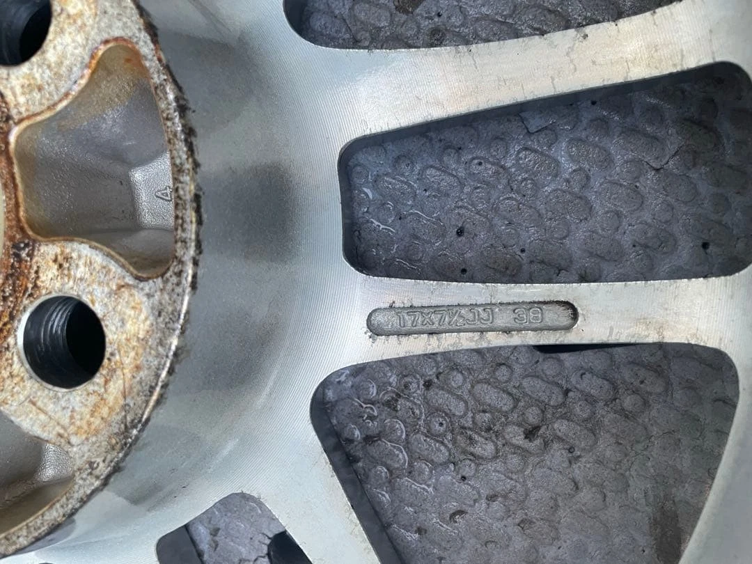 JDM Mitsubishi Genuine OZRacing Enkei 17 Wheels 4-Pack No Tires - Image 8