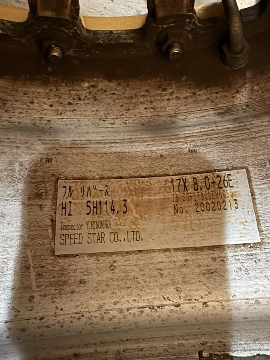 JDM SSR Formula Mesh 178J +26 9J +38 5H114.3 gold 4-book set Speedster No Tires - Image 3