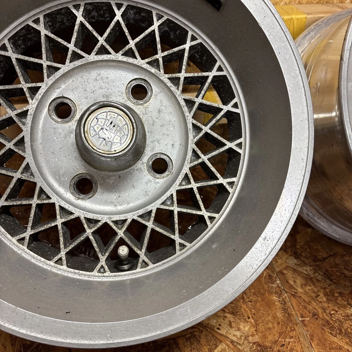 JDM Rare deep rims ENKEI mesh 13x7J+2 114.3/4 bolt pattern for older c No Tires - Image 7