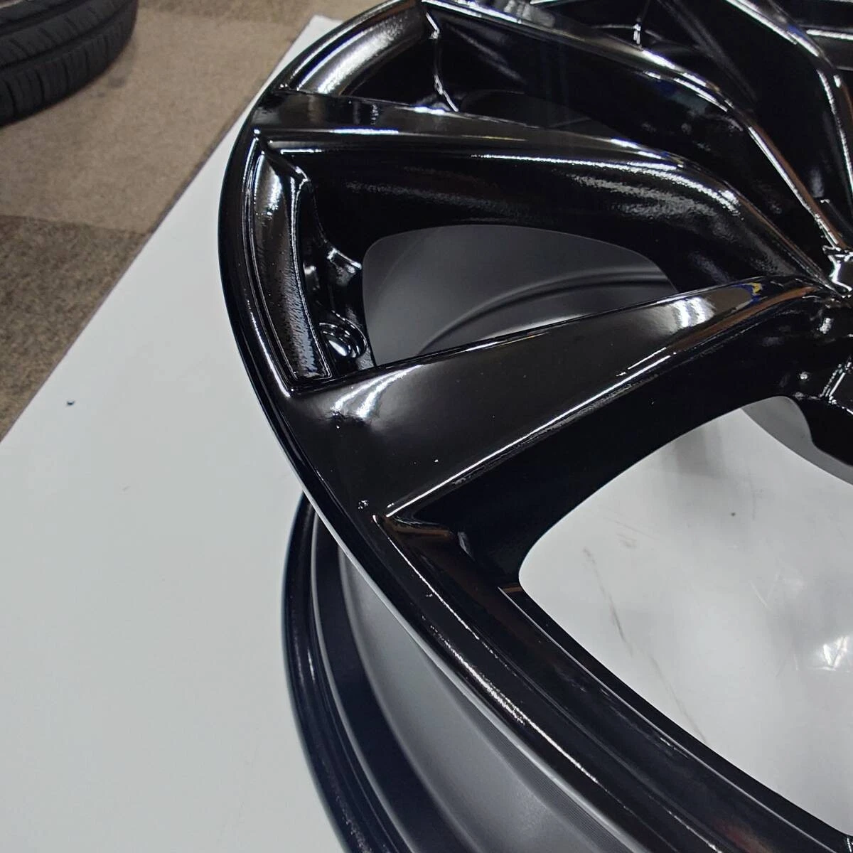 JDM Black repainting Nissan V36 Skyline Coupe genuine 19-inch wheels 8 No Tires - Image 8