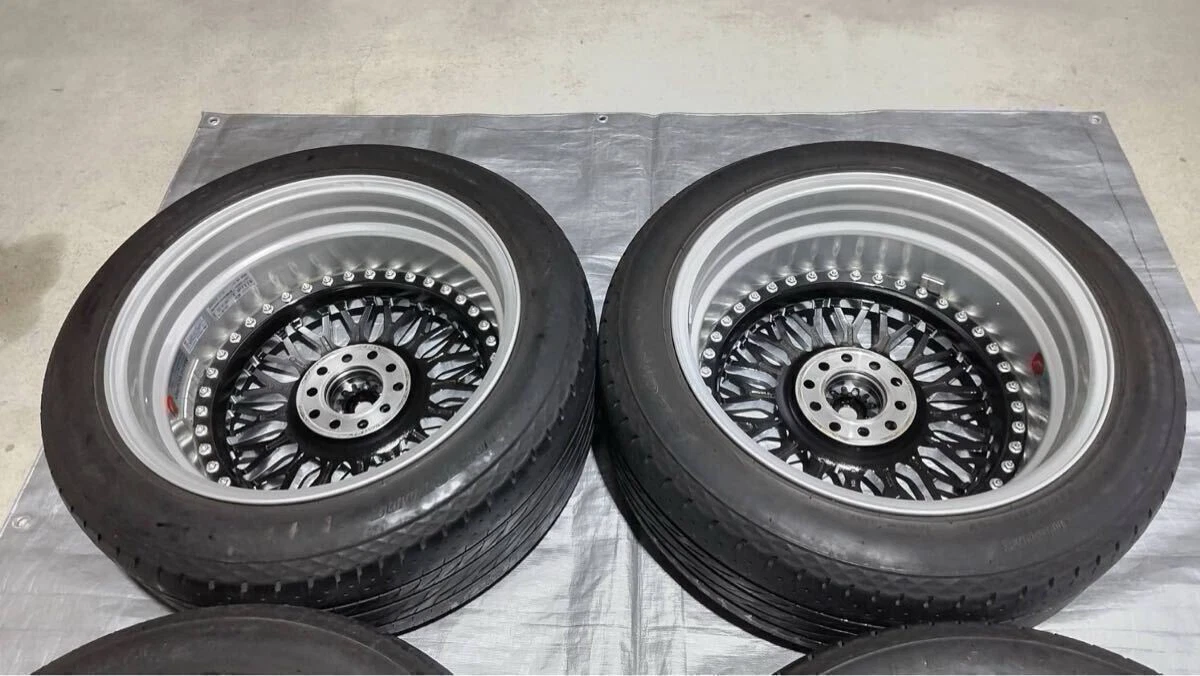 JDM Wheels: SSR Professor Mesh Under 18-inch +49. Tires: Bridgestone L No Tires - Image 7