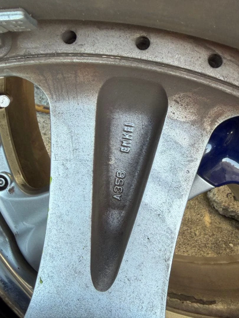 JDM 19-inch AME Moderato Excellent 114.3 8j wheels made in Japan No Tires - Image 11