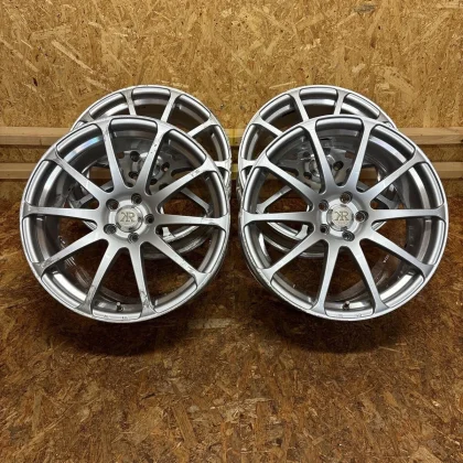 JDM Rare Size Black Itzer Series X Lightweight 18x7.5J+50 100/5-Lug Wh No Tires