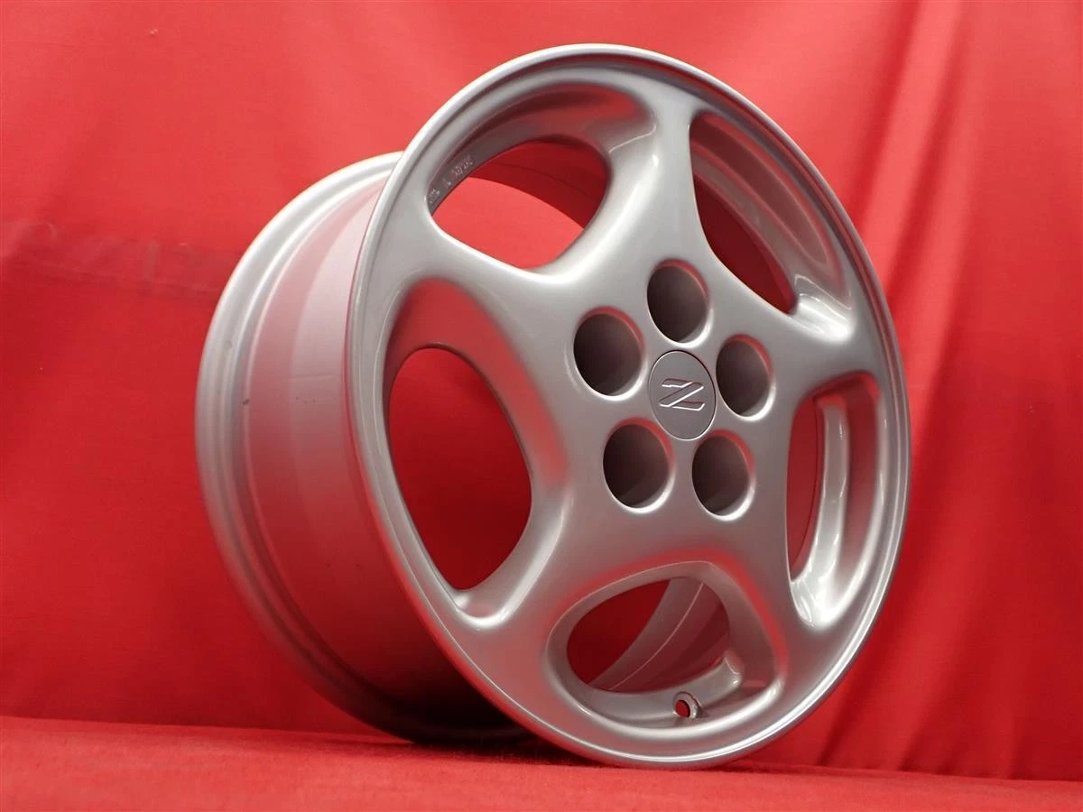 JDM Repainted Nissan Fairlady Z Z32 genuine used wheels 4Book 7.5J 16P No Tires - Image 2