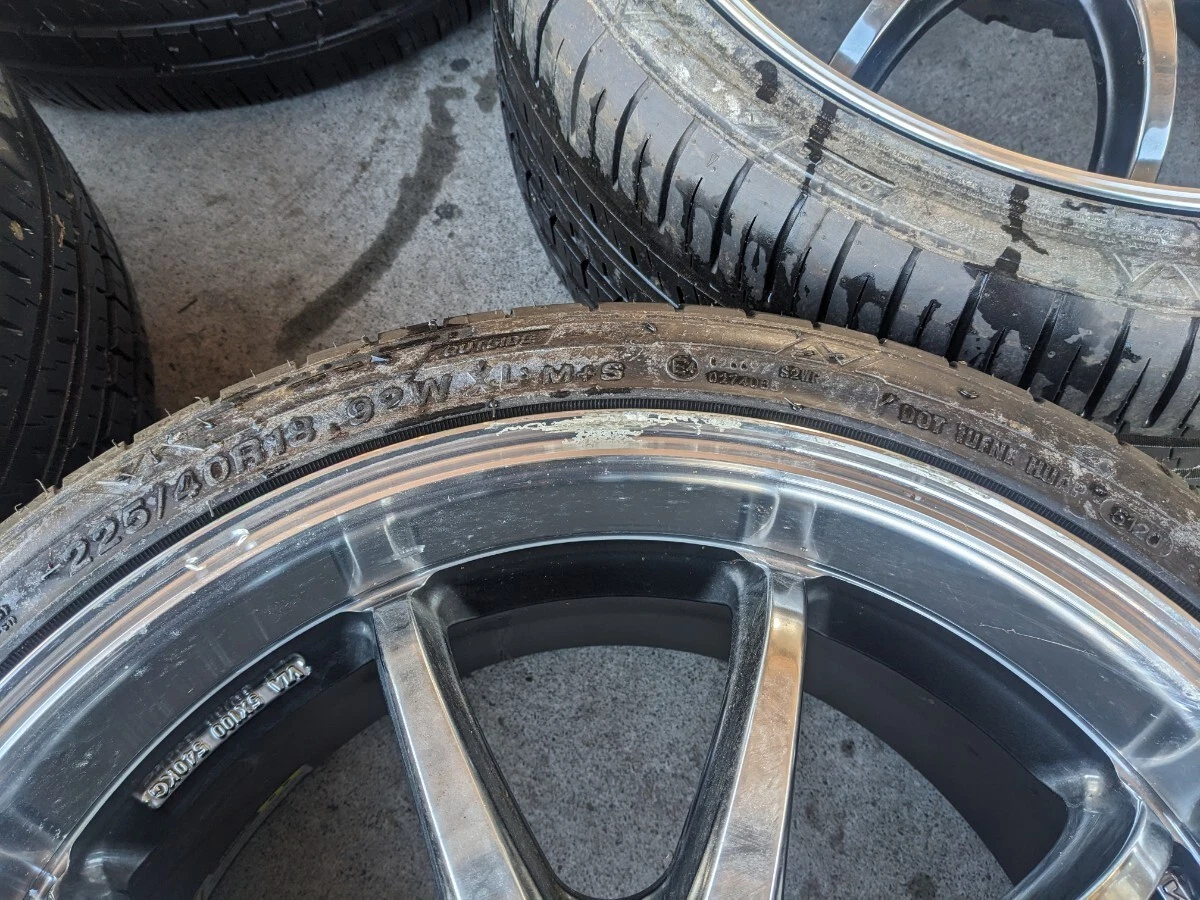 JDM WORK EMOTION D9R 4-Piece Set for BMW 18-inch 8.5J PCD120 5H 5-Lug No Tires - Image 5