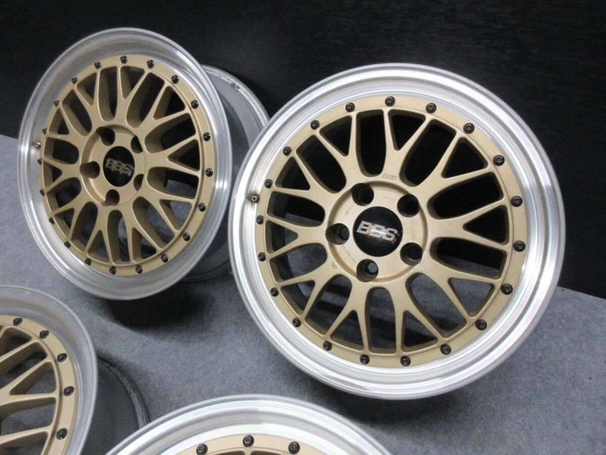 JDM No. 3 Popular Gold BBS LM 17 Supra Crown Mark II Altezza Subaru Le No Tires - Image 6