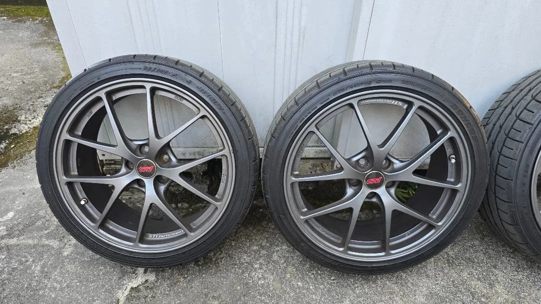 JDM STI Performance Wheels BBS DIREZZA DZ102 18-inch Set No Tires - Image 2