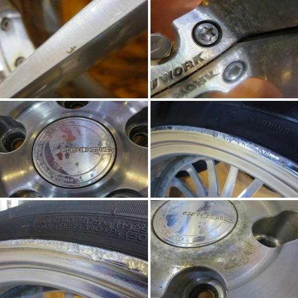 JDM Set of 4 WORK Gnosis GR201 Michelin 245/45R20 tires 209J +35/+25 P No Tires - Image 9