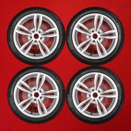 JDM BMW/MINI 4-Piece Set: Michelin X-ICE3 Plus 225/45R17 94H MAK Alumi No Tires