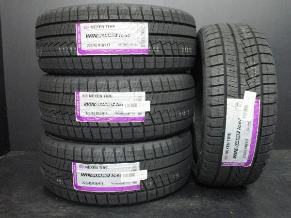 JDM Subaru Legacy genuine 7J-18 +55 100 high-gloss Nexen Winguard Ice No Tires - Image 7