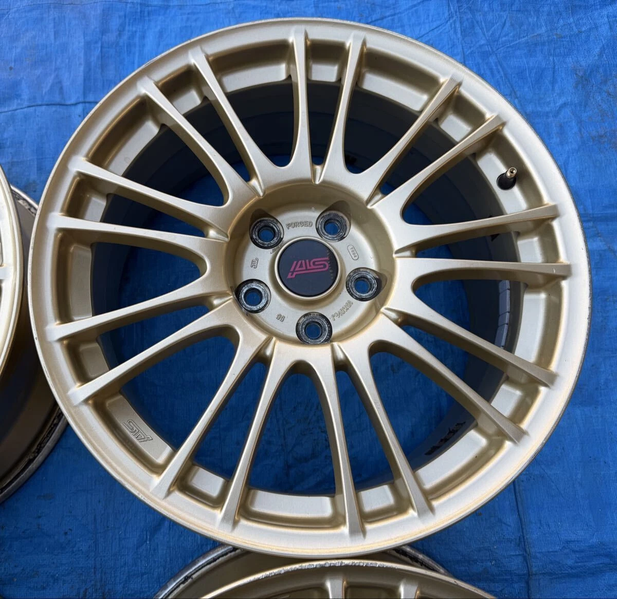 JDM Rare Impreza WRX STI genuine BBS RV739 forged wheels 18 8.5J +55 1 No Tires - Image 5