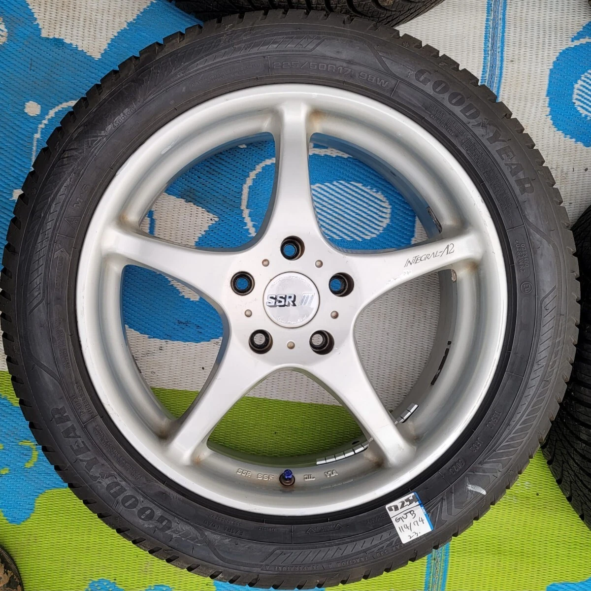 JDM SSR Speedster Integral A2 aluminum wheels 177J +45 5x114.3 bolt pa No Tires - Image 2