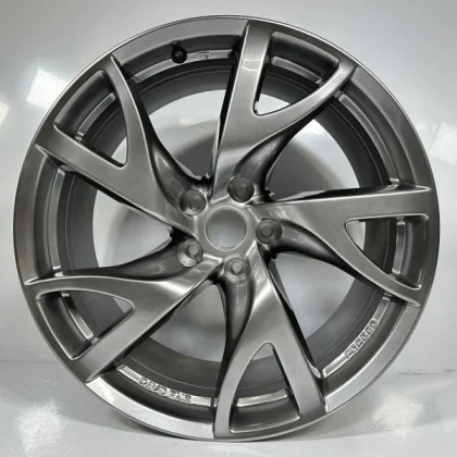 JDM Painted Fairlady Z Z34 late model genuine gunmetal aluminum wheel No Tires
