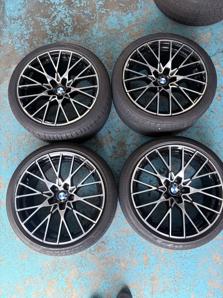 JDM BMW M2 Competition with genuine R19 5-lug PCD120 tires 19-inch 9J+ No Tires