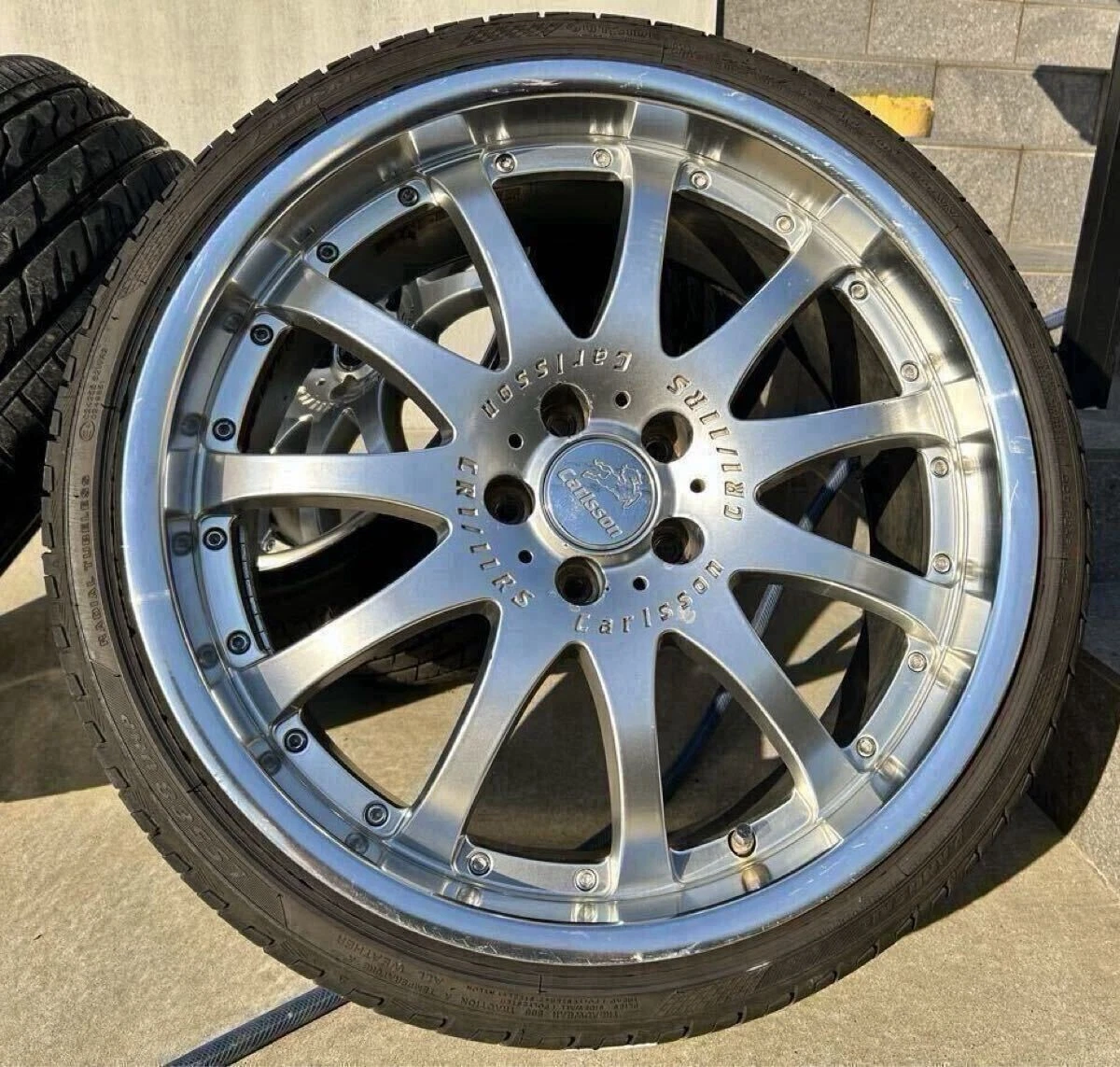 JDM Carlson 1/11 20-inch 8.5j+40 9.5j+40 Rare Deep Rim PCD114 Celsior No Tires - Image 3