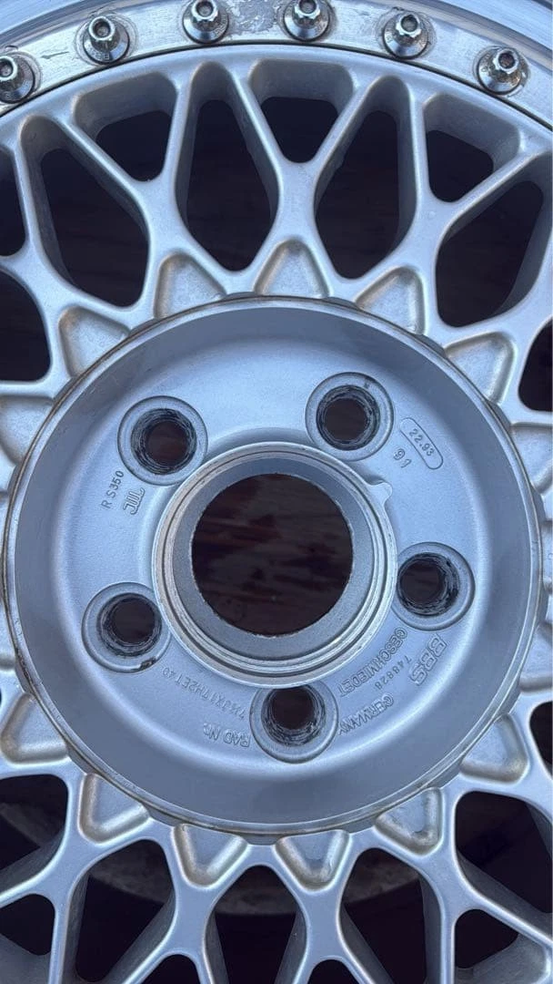 JDM BBS RS 178J +48 5-hole 4-book set No Tires - Image 12