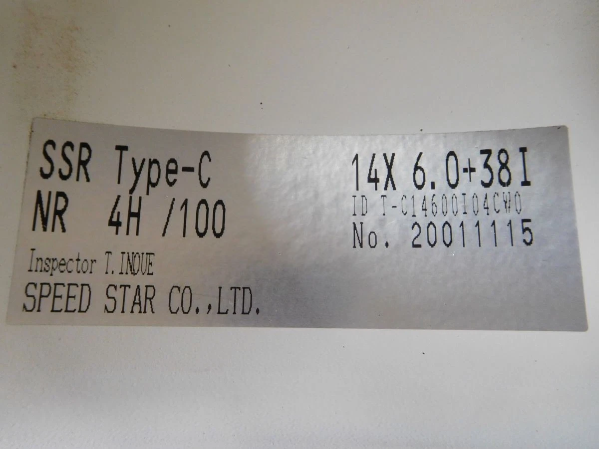 JDM 16-085Lightweight SSR Type-C TYPE-C 14in 6J+38 Bar Fender for Civi No Tires - Image 10