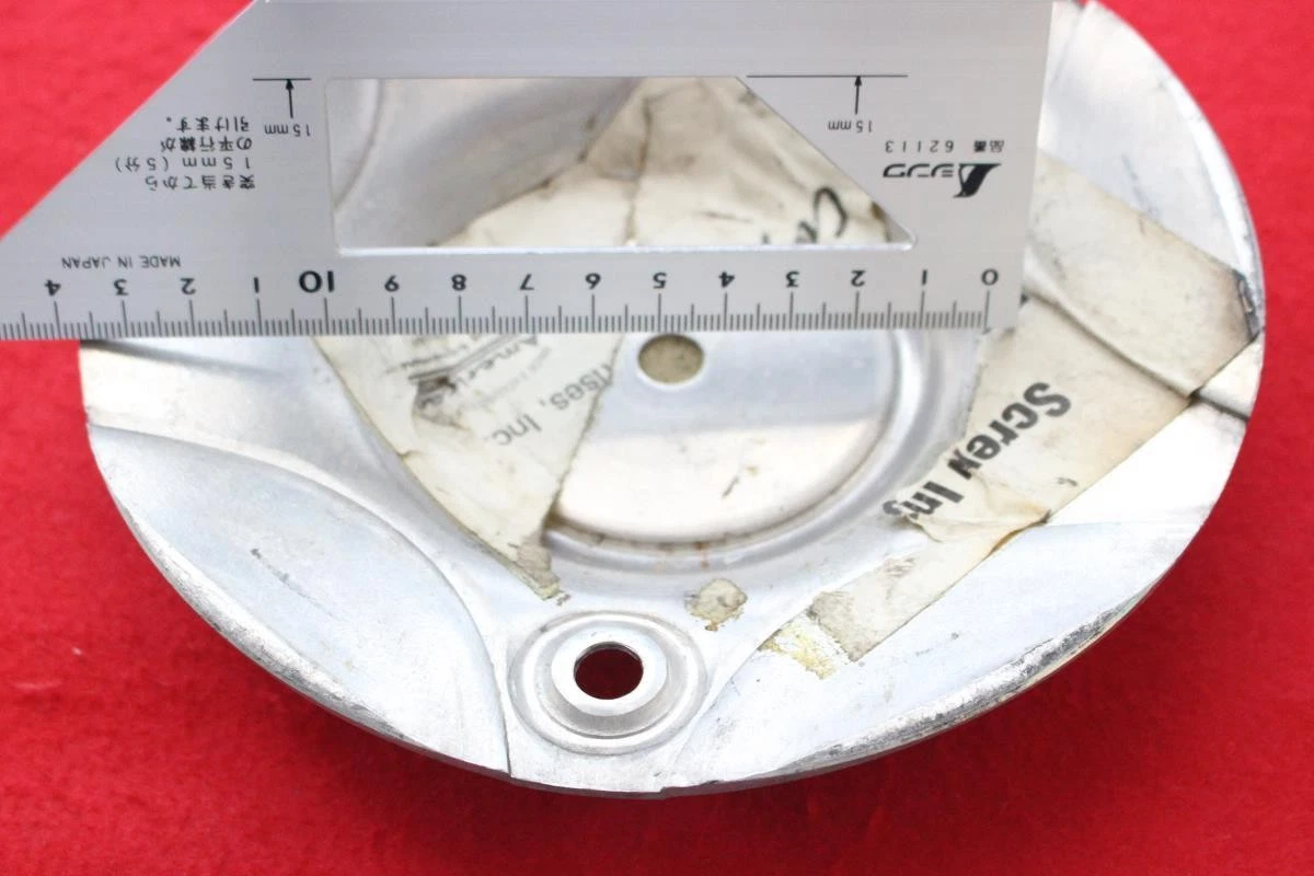 JDM 1 sheet American Racing aftermarket used wheel center plate center No Tires - Image 7