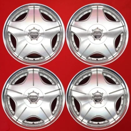 JDM Rare size WORK Euroline VD used wheels 4Book 8/9J 18PCD114.3 4/5-h No Tires