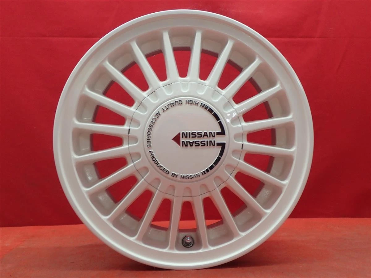JDM Genuine Nissan Finned Wheels 4Book 5J-13 PCD114.3 4-Hole +45 Hub 6 No Tires - Image 6