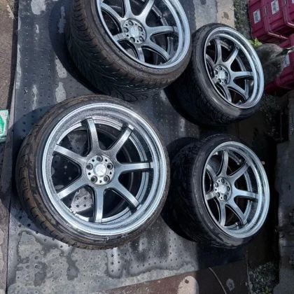 JDM workemotion T7RSR 19 Wheel Tire 4Book Set No Tires