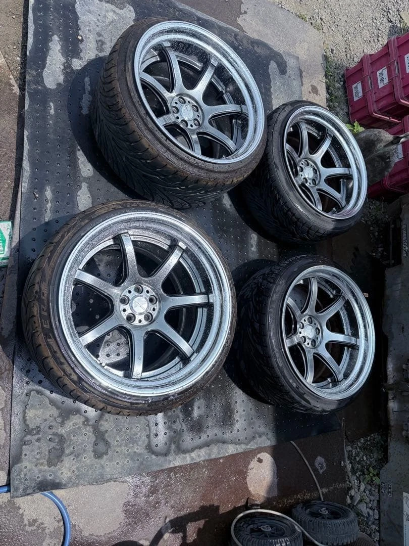 JDM workemotion T7RSR 19 Wheel Tire 4Book Set No Tires