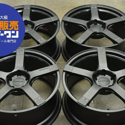 JDM Used 4-Book Wheel Set 188.5J x 18 +45 PCD 112 Wheels Only No Tires