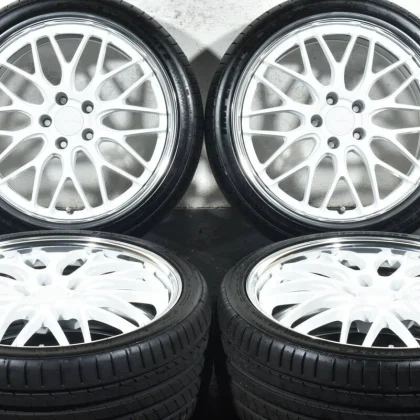 JDM WORK Gnosis HR201 HR1 19-inch PCD112 8J +46 IMPERIAL ECOSPORT2 235 No Tires