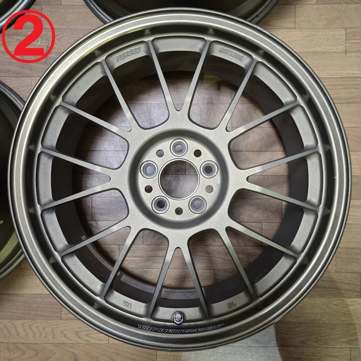 JDM 187.5J +48 PCD100 RAYS SE37 BR Bronze forging STI BRZ 86 Legacy Im No Tires - Image 3