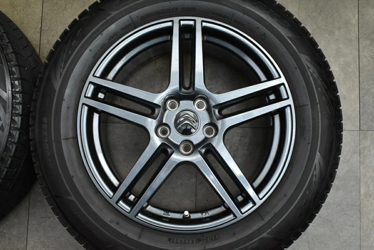 JDM Used Abe Shokai Euro Design EIGER Wheel Set 4-Pack 177.5J x 17 +45 No Tires - Image 5