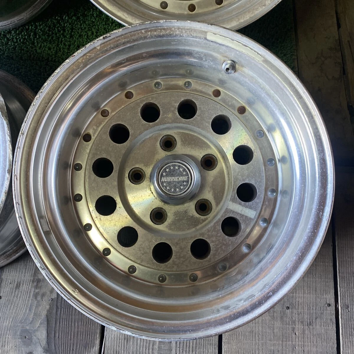 JDM Deep-rim Hurricane Racing Wheels ENKEI 1616x8J-26 PCD: 127-5H 78mm No Tires - Image 3