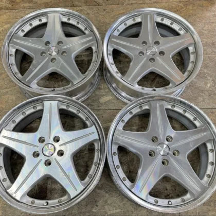 JDM Rare WORK Euroline SL 198J+42 PCD114.3 5-hole 5H deep rim dish for No Tires